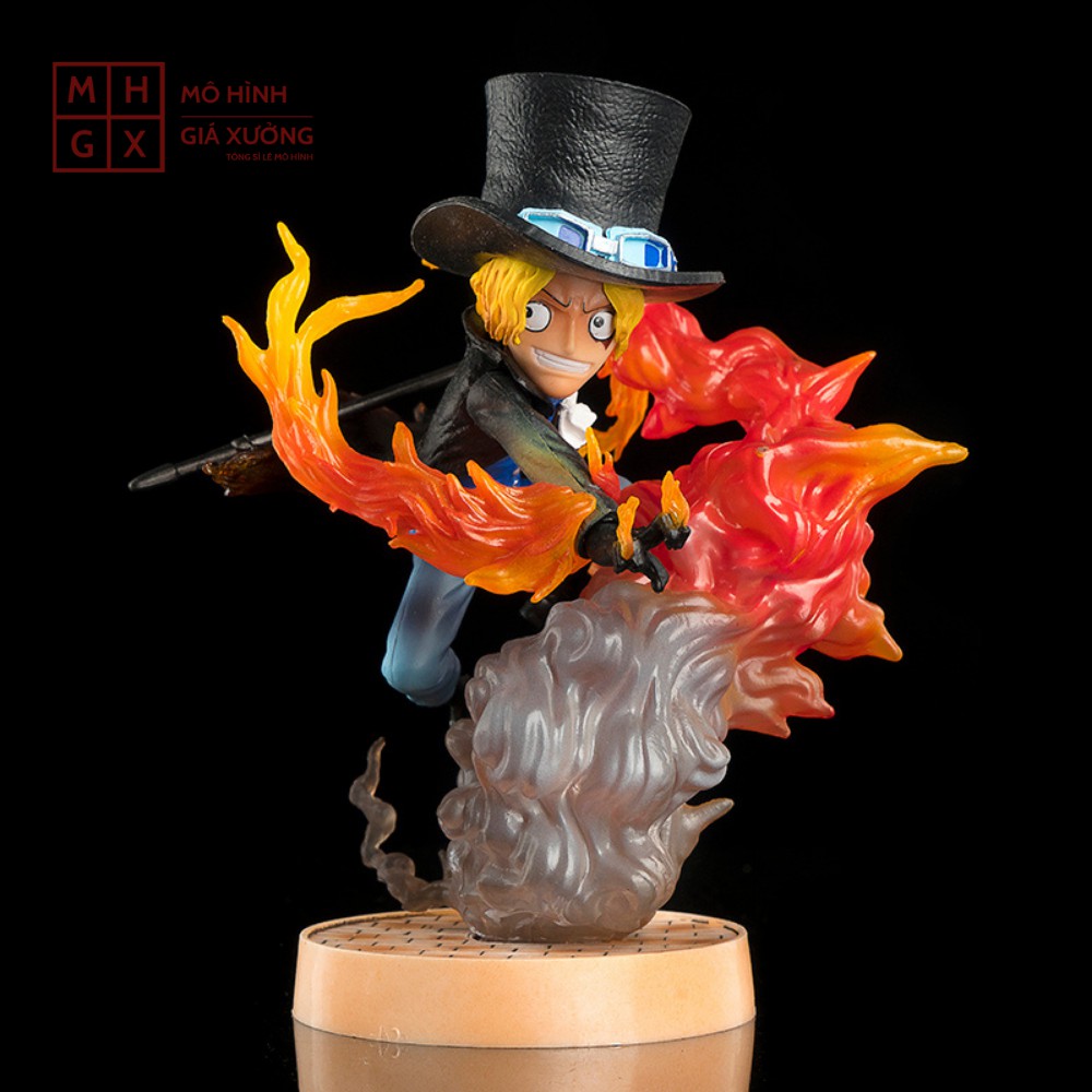 Mô hình One Piece Sabo siêu đẹp cao 12cm , trạng thái chiến đấu , figure mô hình one piece , mô hình giá xưởng