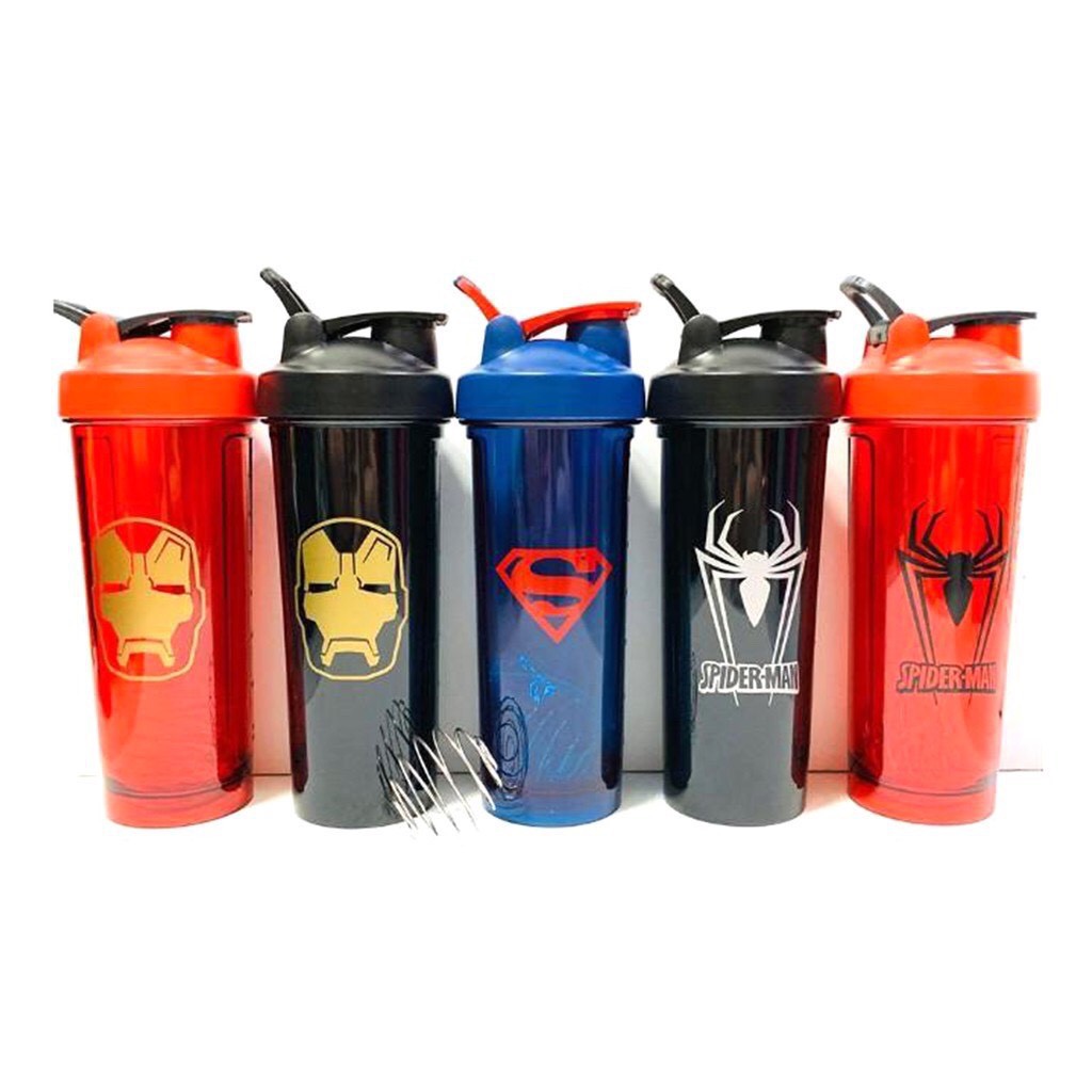 Bình Lắc Shaker Tập Gym Siêu Anh Hùng 700ML