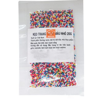 Bông Đường Bi Màu Sắc Nhỏ 50g