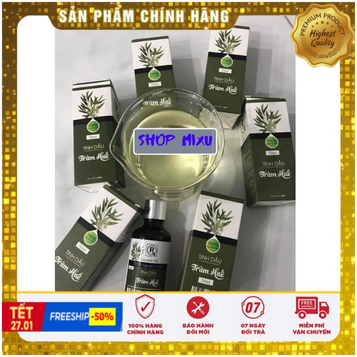 [Free ship - 100ml - Loại tốt nhất] Tinh Dầu Tràm Huế nguyên chất cao cấp nhiều tác dụng cho bé và gia đình