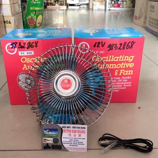 QUẠT XE TẢI BÌNH DC 12V / 24V ĐÀI LOAN CAO CẤP