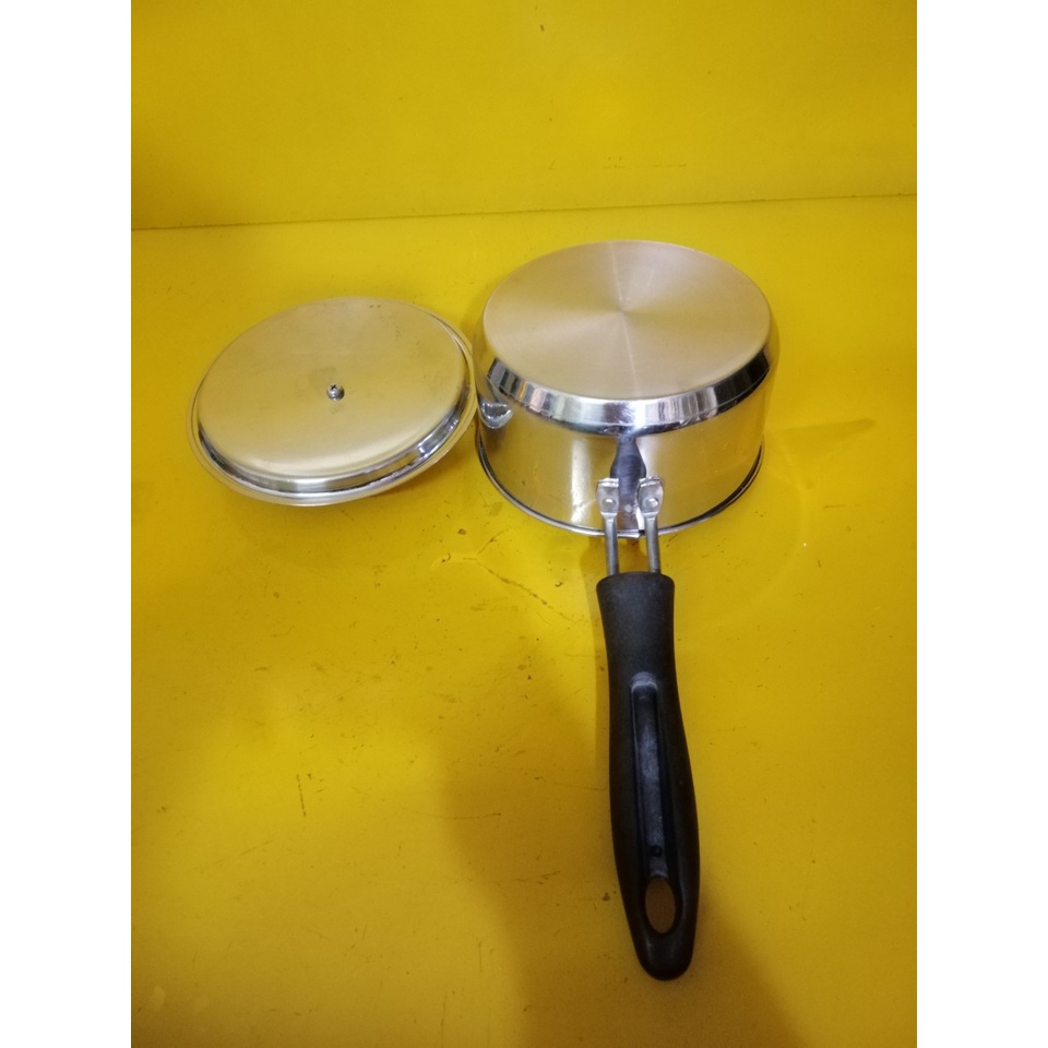 Quánh inox nội địa Nhật, size 14cm, cao 7cm (mã 641), Dùng được bếp từ