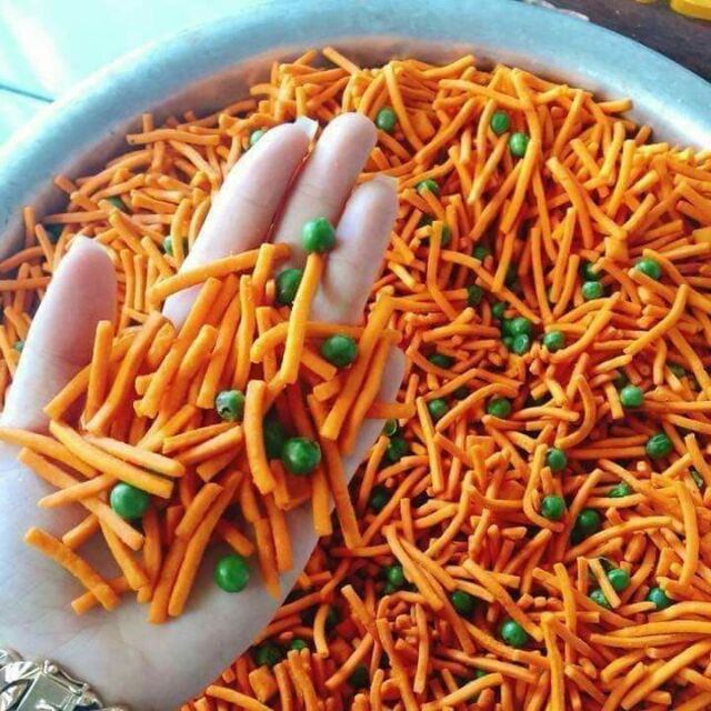 Bim bim snack que đậu hà lan đậm đà,giòn ngon