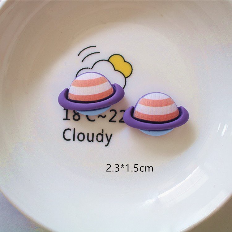 Jibbitz, Sticker, Charm Gắn Trang Trí Giày Dép Hình Phi Hành Gia - HQ36