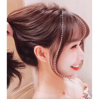 Tóc Thưa Mái Chẻ Có Ngôi Wow Bằng Tóc Thật 100%
