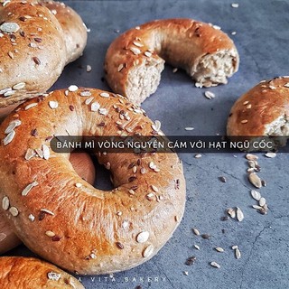 (Pack 3) Bánh Mì Vòng Ngũ Cốc Nguyên Cám