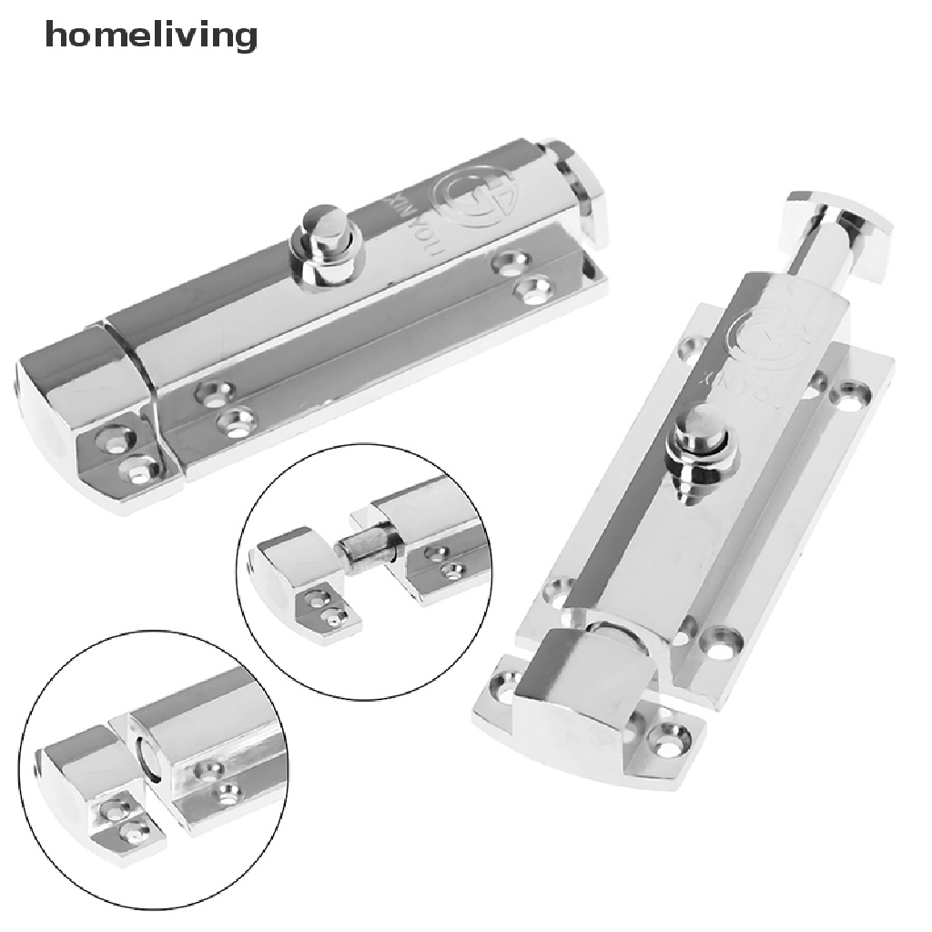 Chốt Khóa Cửa An Toàn Bằng Thép Không Gỉ Tiện Dụng Cho Gia Đình