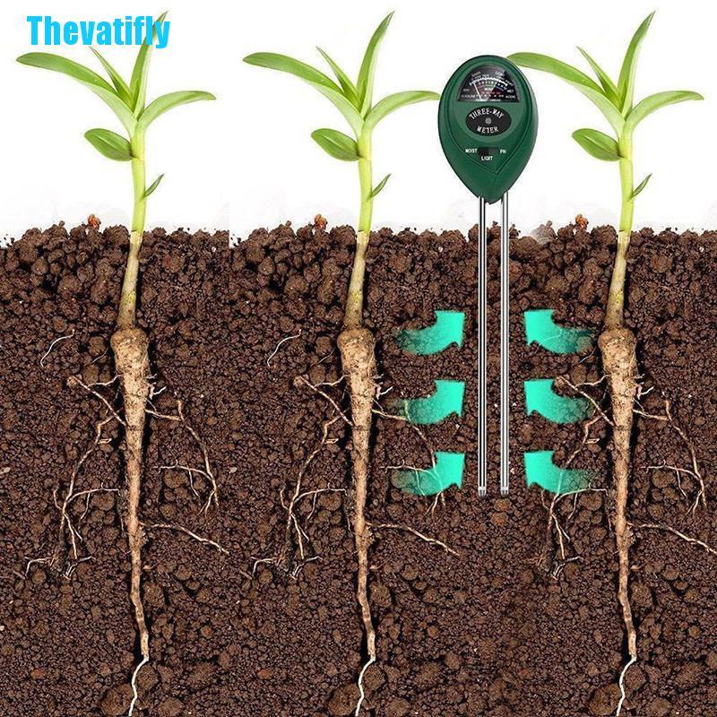 Thiết Bị Đo Độ Ẩm Và Kiểm Tra Độ PH Của Cây Trồng 3 Trong 1