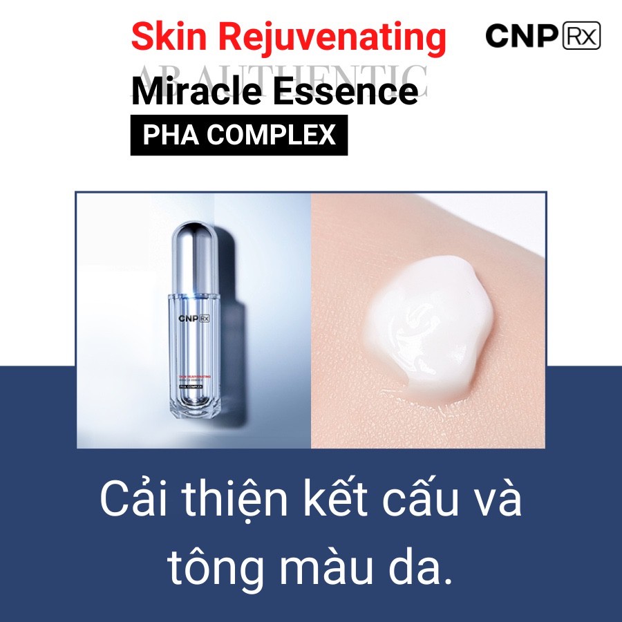 [Hot] Gói sample tinh chất CNP rx siêu dưỡng trắng, mờ thâm nám tàn nhang - CNP Rx Skin Rejuvenating Miracle Essence 1ml