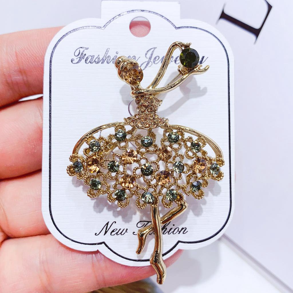 Ghim Cài Áo Hình Chuồn Chuồn Đính Đá Phong Cách Âu Mỹ