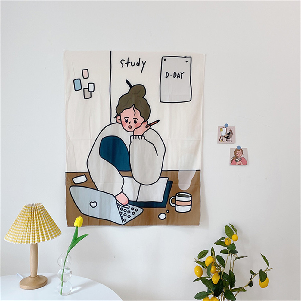 Tranh vải treo tường phong cách Hàn Quốc dùng trang trí nhà cửa chất lượng cao