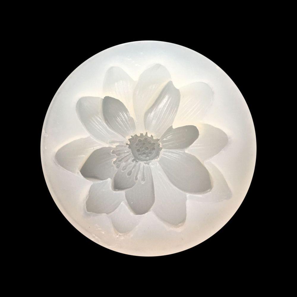 Khuôn Silicone Làm Mặt Dây Chuyền Thủ Công Hình Hoa Sen