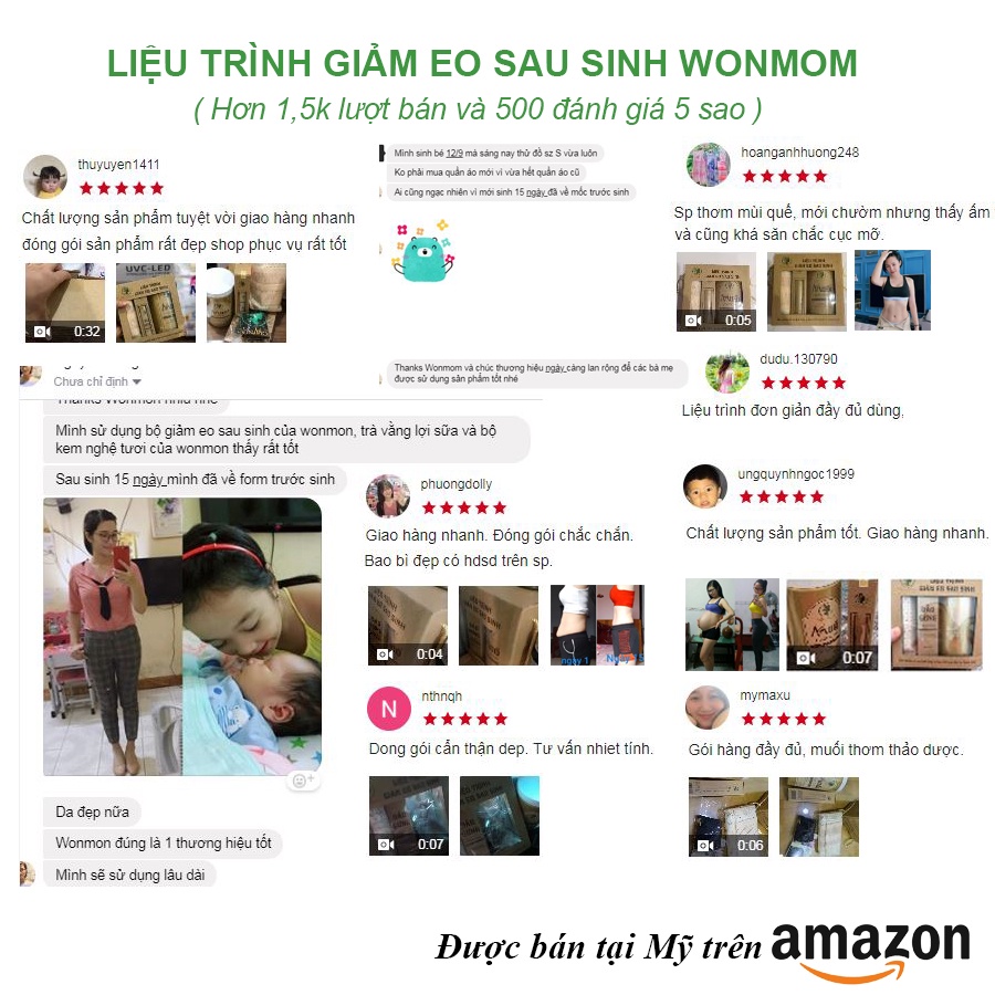 [ Giảm 50K - Đơn 479K ] Liệu Trình Thảo Dược Giảm Mỡ Bụng, Săn Chắc Eo Sau Sinh Wonmom