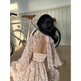 Đầm xoè cột nơ cổ My Muse dress