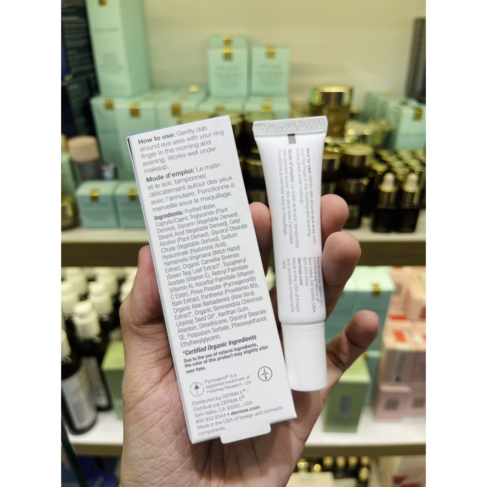 [FULLSIZE 14G ] KEM DƯỠNG MẮT DERMA – E HYDRATING EYECREAM