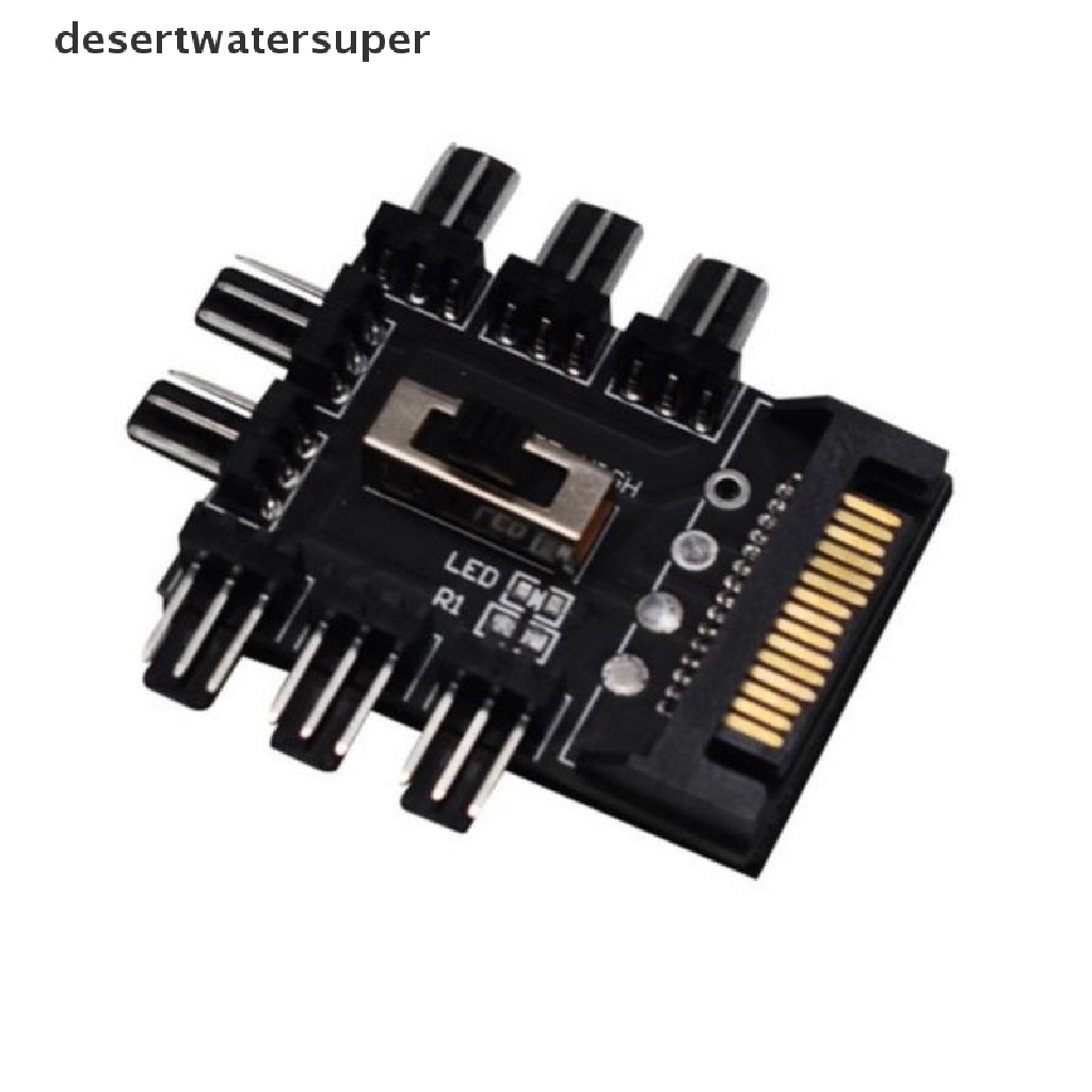 Bộ Chia Cổng Quạt 1 Sang 8 3Pin Pwm SATA 4PIN / SATA