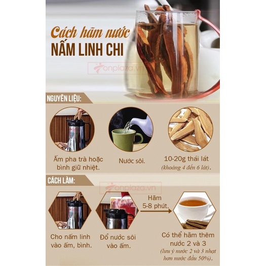 Nấm Linh Chi Thái Lát Túi UHAK Hàn Quốc