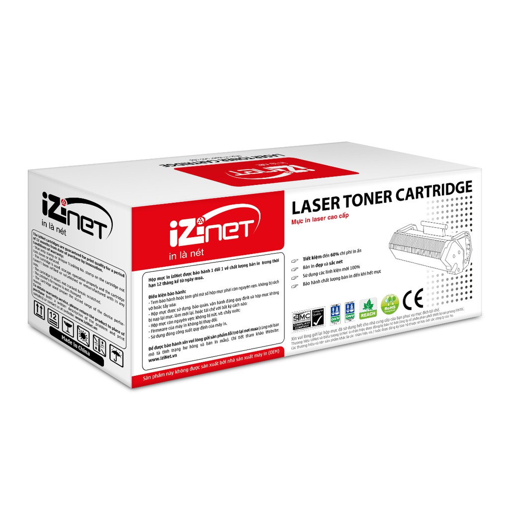 Mực in laser màu vàng iziNet 045Y