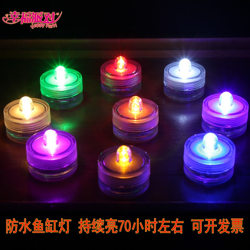 Bóng Đèn Led Chống Thấm Nước Có Nút Bấm Chạy Bằng Pin Kích Thước Nhỏ Dùng Khi Đi Lặn