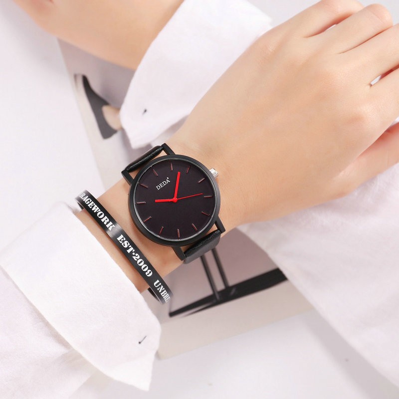 Đồng hồ thời trang nam nữ DEDA chính hãng, dây da êm tay, mặt vạch, kim màu tuyệt đẹp ( Mã: ADD ) | BigBuy360 - bigbuy360.vn