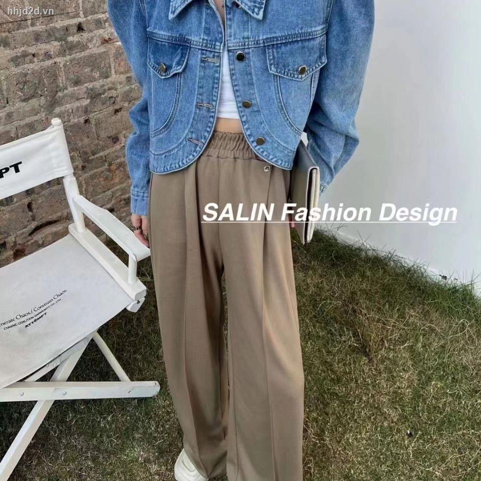 Áo Khoác Denim Ngắn Lưng Tay Phồng Thời Trang Hàn Quốc Cho Nữ