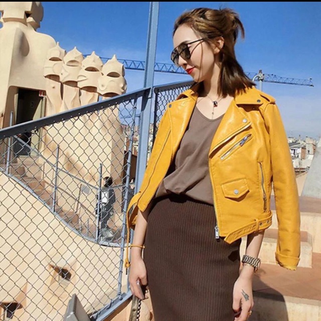 Áo da zara xuất