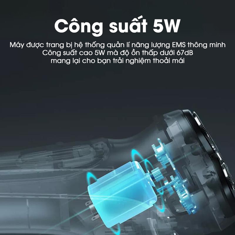 Máy cạo râu Xiaomi Youpin Enchen boost-Sạc USB và pin tiện lợi,sạc 1 lần dụng 3 tháng