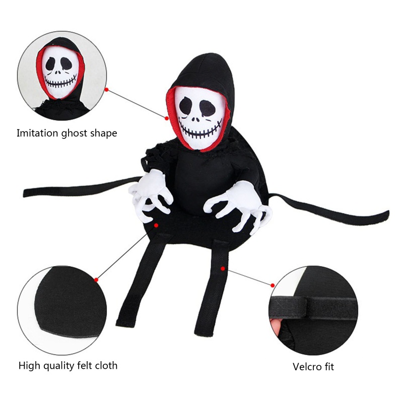 Mũ Hóa Trang Ma Quỷ Phong Cách Halloween Cho Thú Cưng