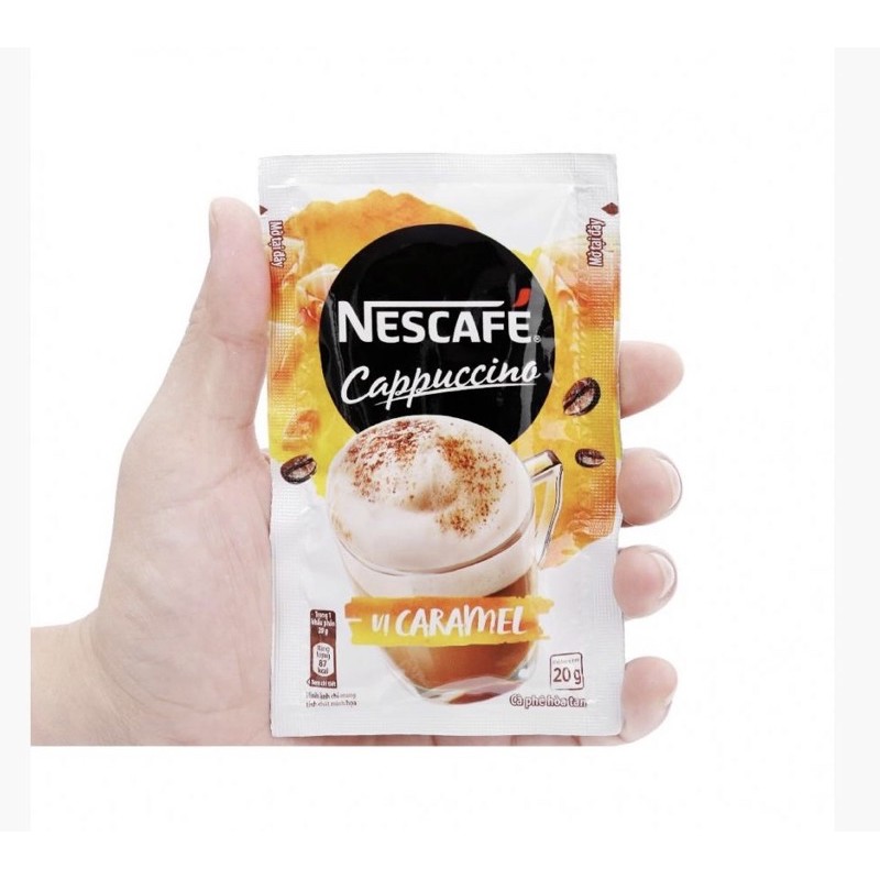 1 gói NESCAFÉ Cappuccino vị Caramel (20g)