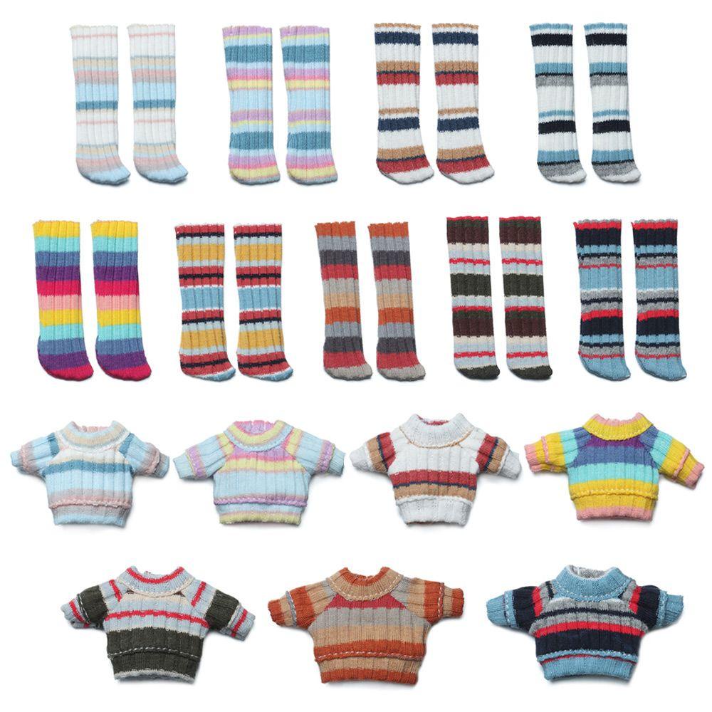 RAINBOW Tất Dài Thời Trang Cho Búp Bê OB11 Obitsu11