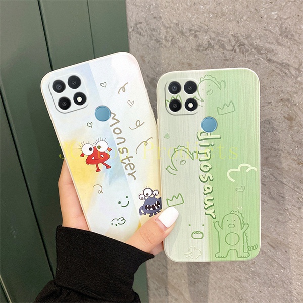 ốp lưng OPPO A15 ốp lưng OPPO A15S Điện Thoại Viền Thẳng Họa Tiết Tranh Sơn Dầu Sáng Tạo