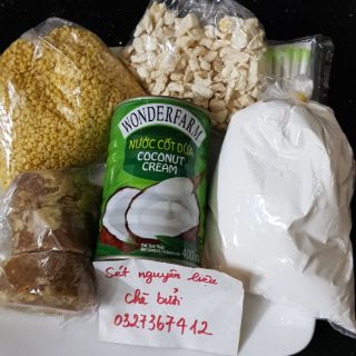 Set nguyên liệu nấu 3-4kg chè bưởi siêu cùi, non giòn không đắng loại 1