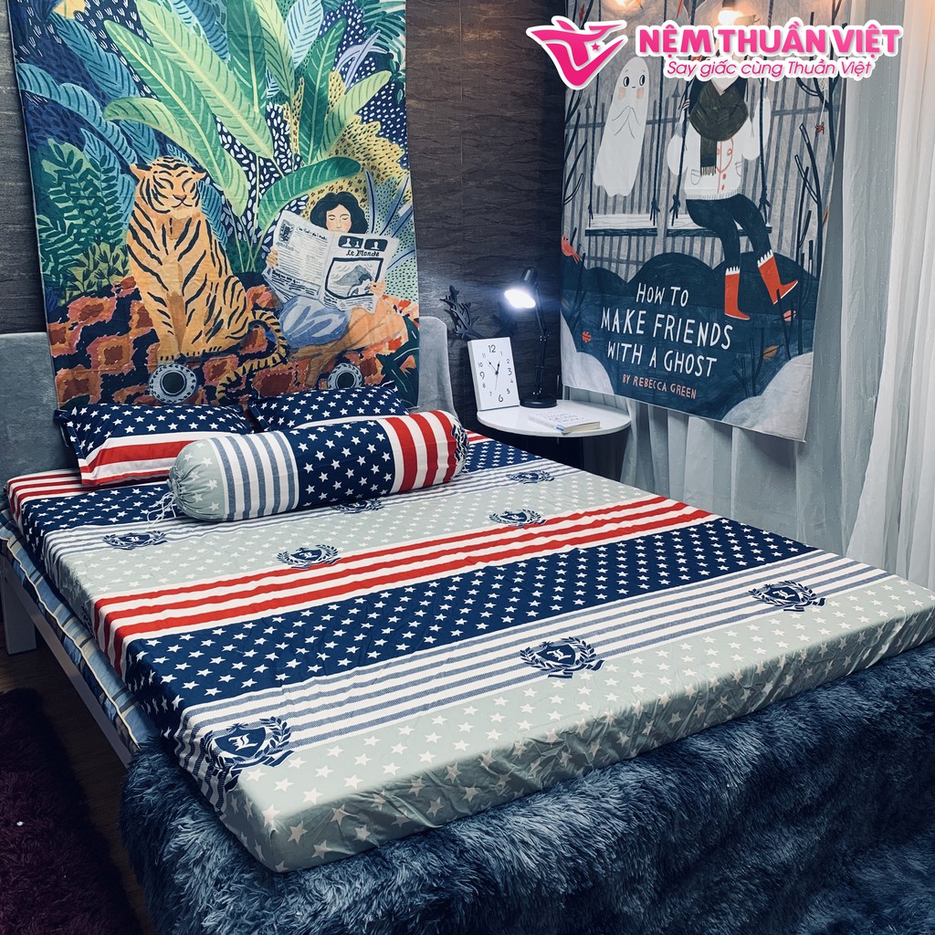 Bộ ga gối 4 món Thuần Việt Cotton Poly Cao cấp All Kiểu | BigBuy360 - bigbuy360.vn