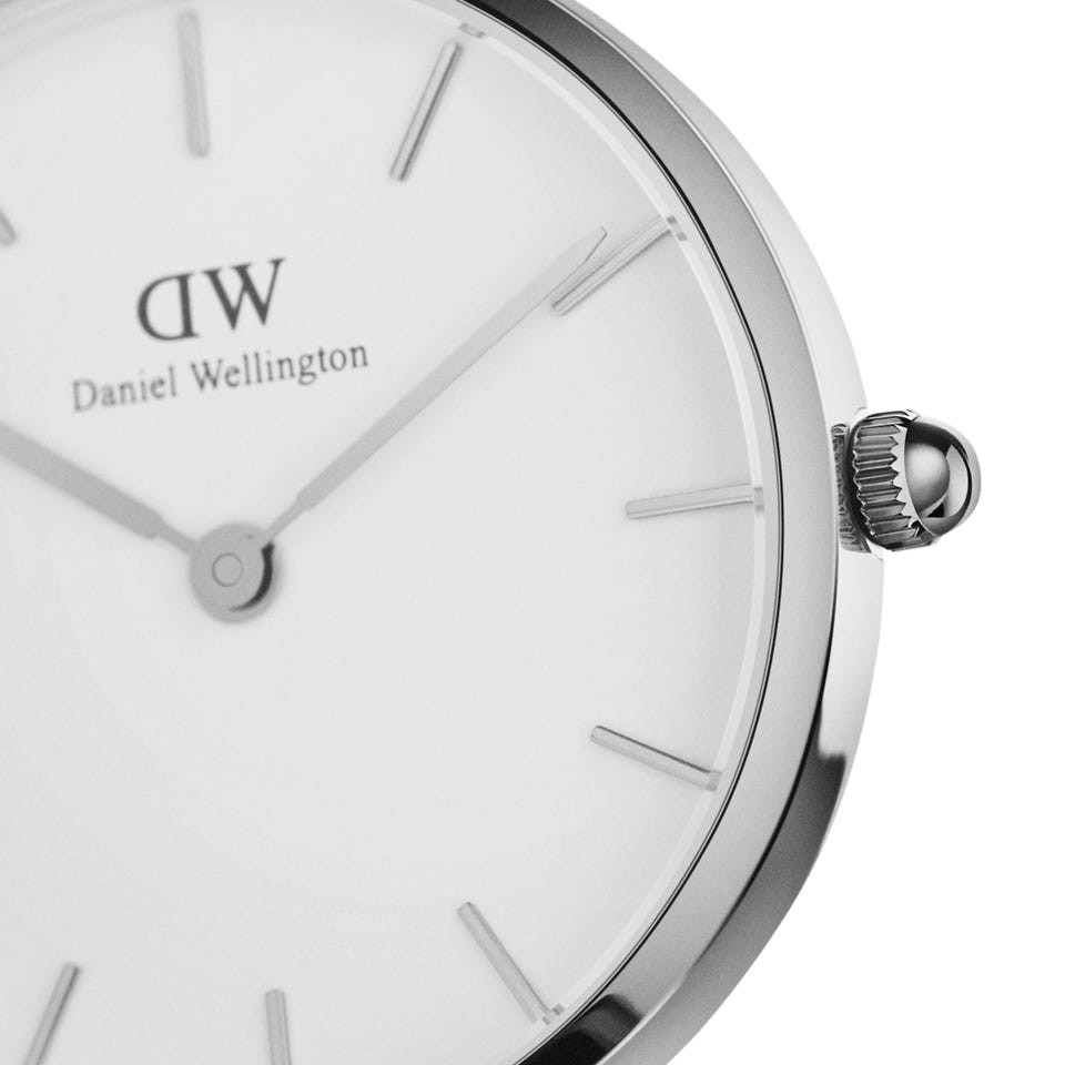 Đồng hồ nam , nữ Daniel Wellington Classic Petite Dây Mesh 36mm & 28mm- Bạc