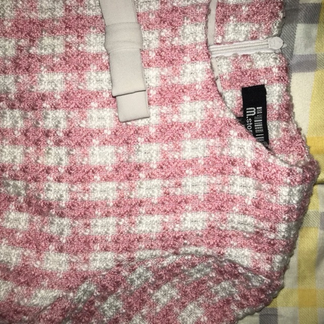 Váy ( đầm) dạ tweed dáng xuông