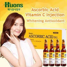 Serum Vitamin C huons Hàn Quốc Dùng Cho Cấy Tảo