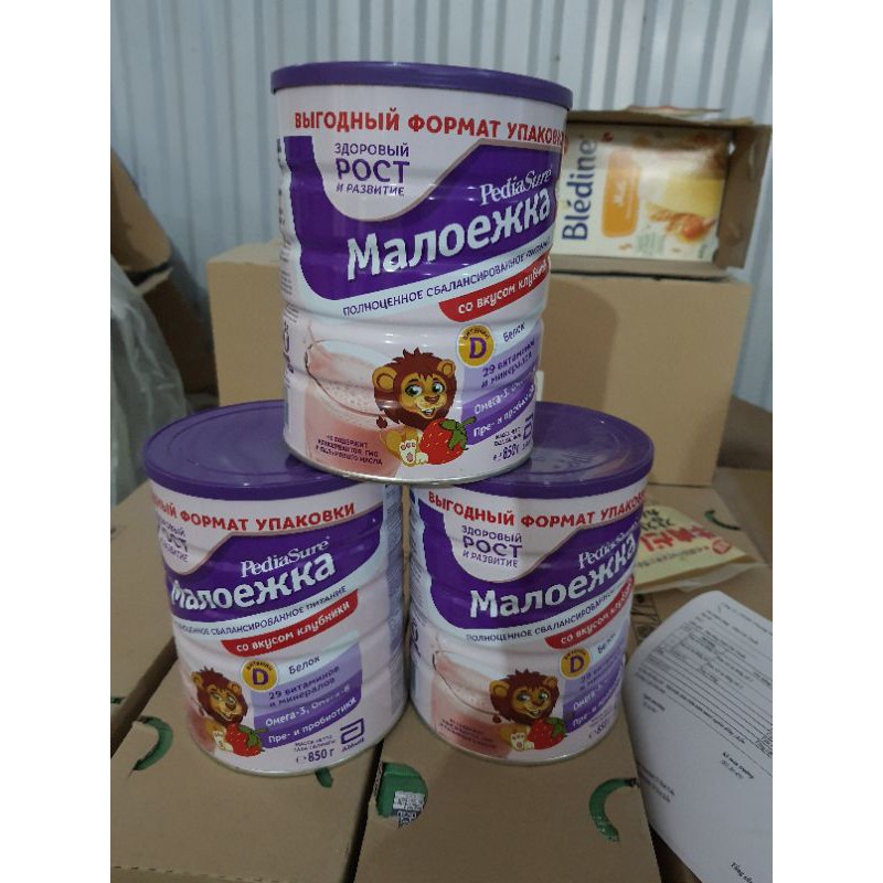 Sữa bột Pediasure Nga 850g đủ vị