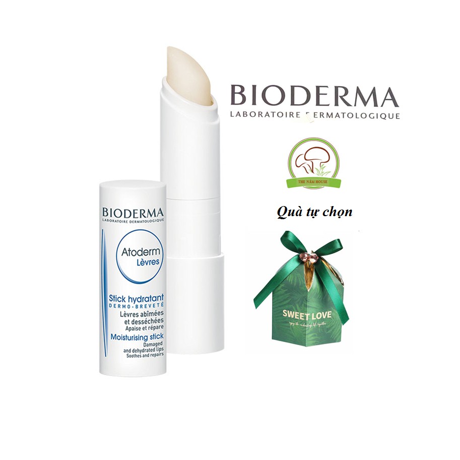 Son dưỡng môi Bioderma Atoderm Levres Stick Hydratant