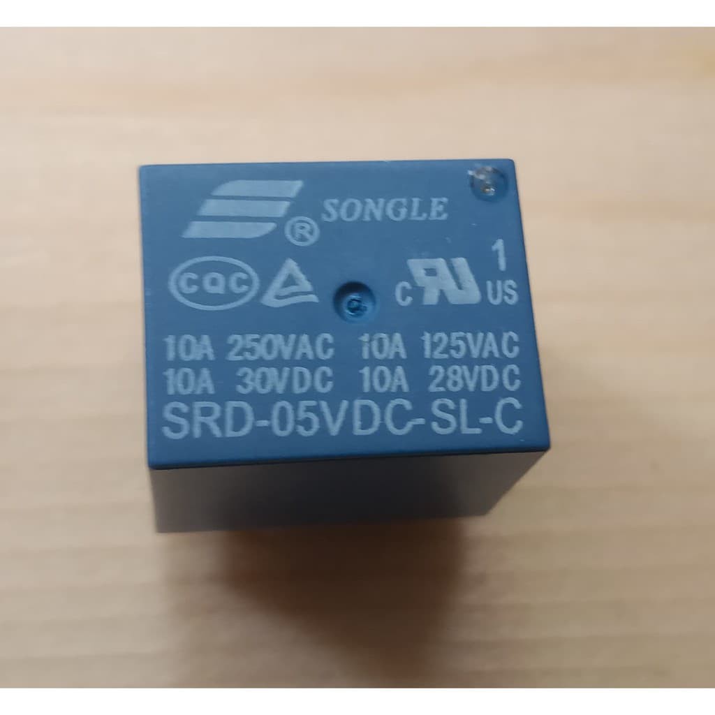 Relay (rờ le) 5 chân SongLe -  3v/ 5v/ 12v/ 24v/ 48v 10a