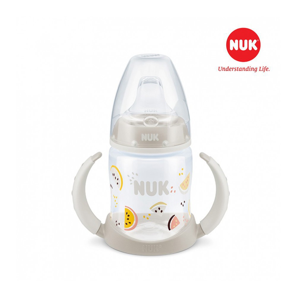 Bình tập uống nước NUK PP 150ml - cốc tập uống nước cho bé