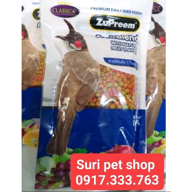 Cám trái cây chào mào nuôi sinh sản hàng Mỹ bao chia lẻ 1kg