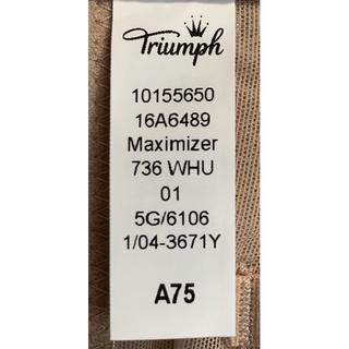 Áo ngực Triumph MAXIMIZER 736 WHU 01