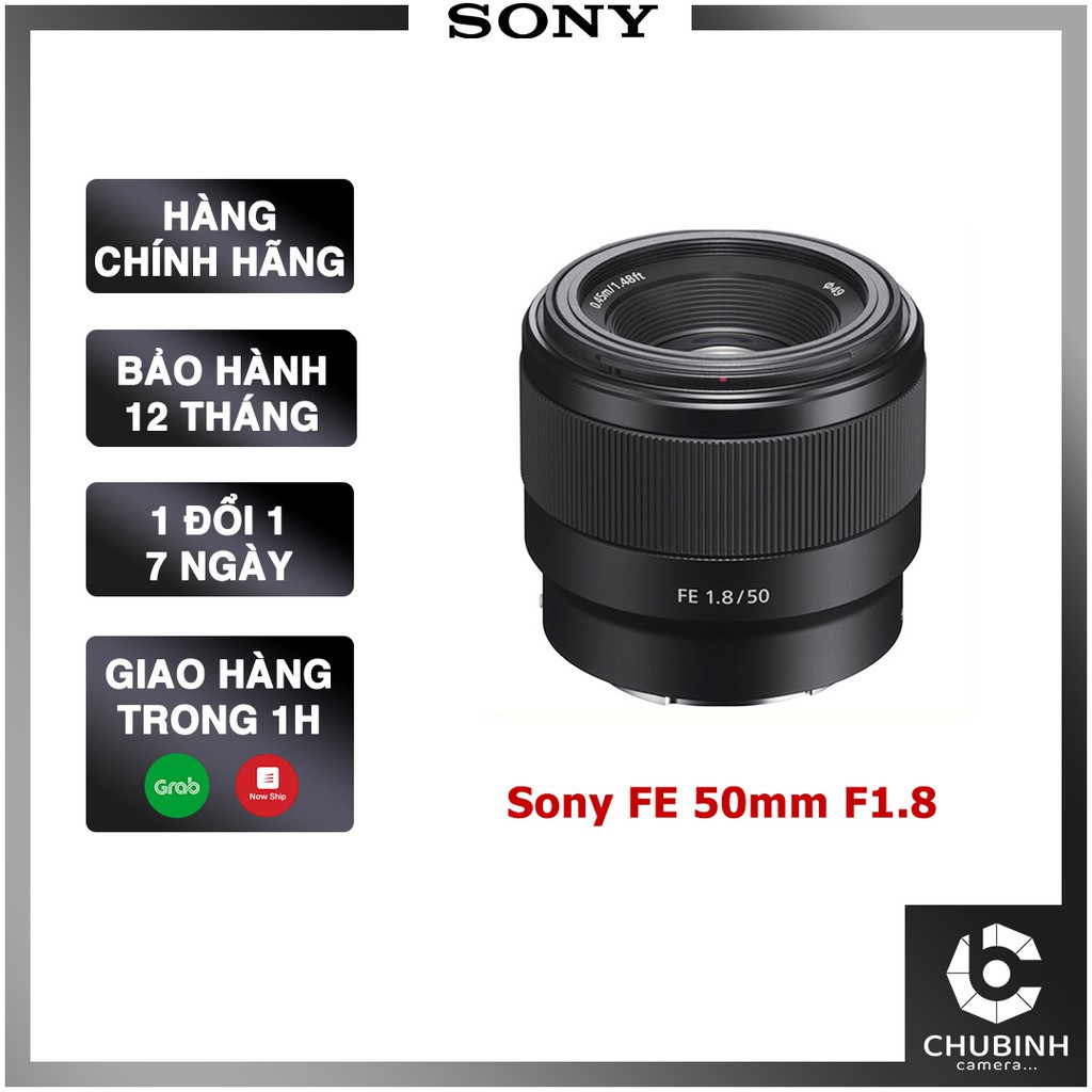 Ống kính Sony FE 50mm f/1.8 | Chính hãng