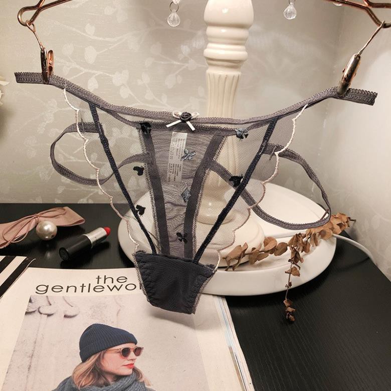 Quần lót ren hoa Lọt khe dây viền