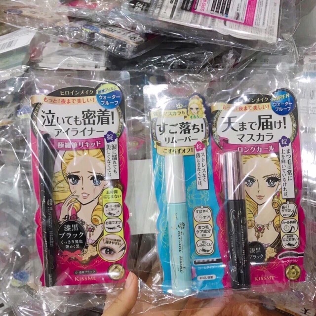 [Hàng Nhật] Mascara Kiss Me Heroine Siêu Dài Dày Mi Có lẻ Chuốt Mi và Kẻ Mí | BigBuy360 - bigbuy360.vn