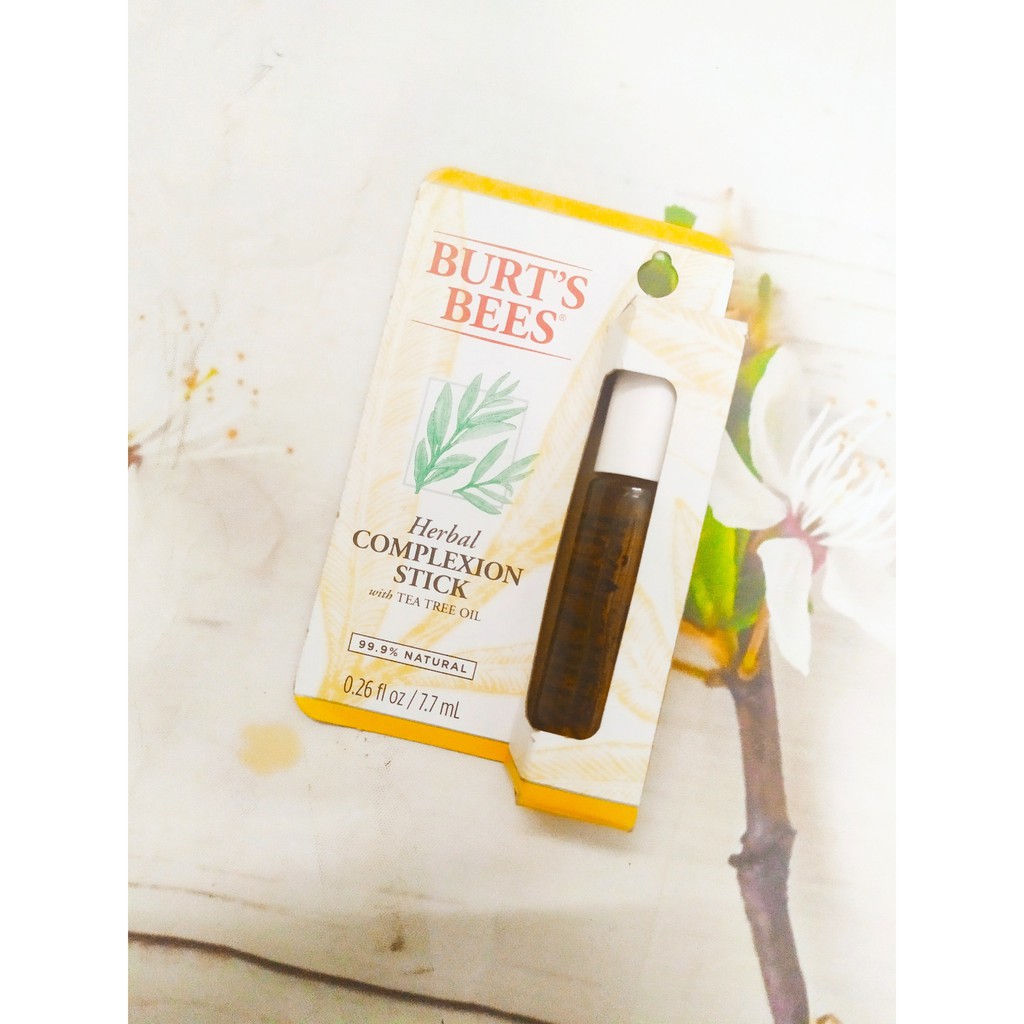 Thanh Lăn Giảm Mụn Burt's Bees Herbal Complexion Stick 7,7ml (With Tea Tree Oil)