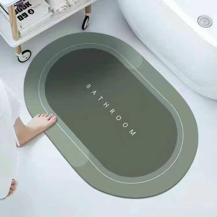 Thảm Hút Nước Siêu Thấm, Lau Chân Siêu Mềm Siêu Dày, Siêu Thấm Nước Chất Liệu Chống Trượt