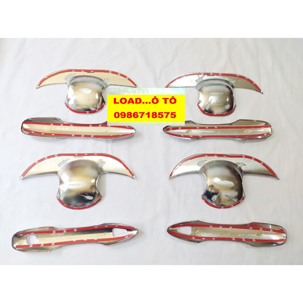 Ốp Tay Nắm, Hõm Cửa Xe Toyota Cross 2023-2020 Lỗ Từ To Mạ Crom Sáng Bóng Cao Cấp, Sang Trọng