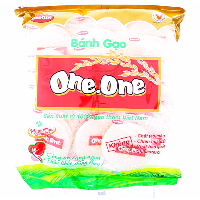 Bánh gạo One One vị ngọt dịu 230g | BigBuy360 - bigbuy360.vn
