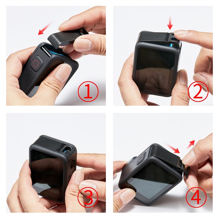 NẮP PIN GOPRO 12 / 11 / 10 / 9 TÍCH HỢP CỔNG SẠC PULUZ